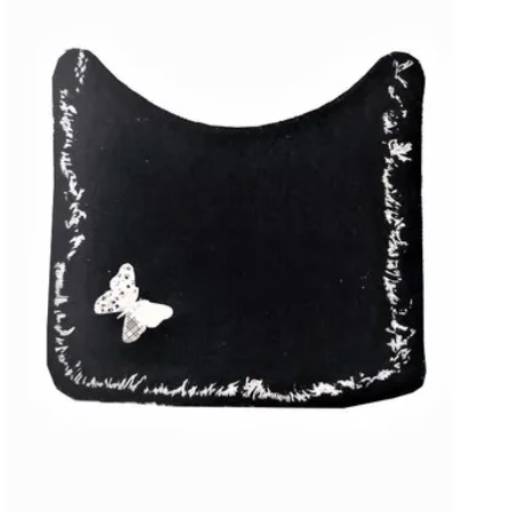 Jogo de banheiro 3 peças Delicato preto