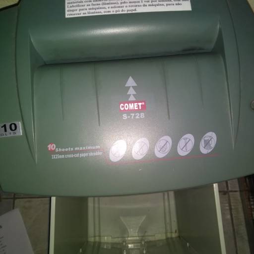 Máquina fragmentadora de papel modelo S 728 Comix