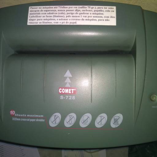 Fragmentadora de papel modelo S 728 Comix