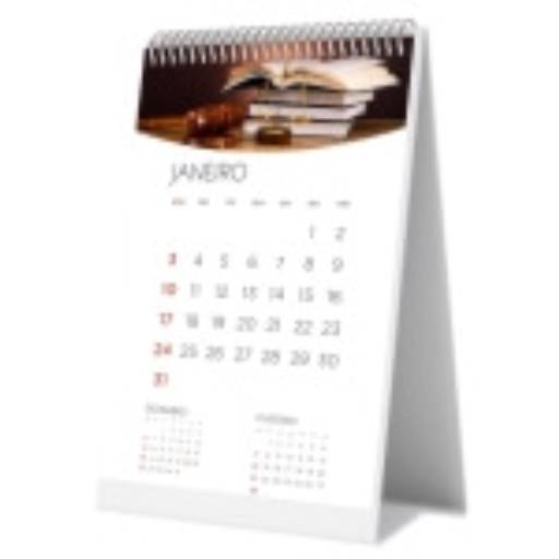 CALENDÁRIO DE MESA WIRE O VERTICAL COM 12 PÁGINAS em São José do Rio Preto, SP por Public Gráfica e Brindes