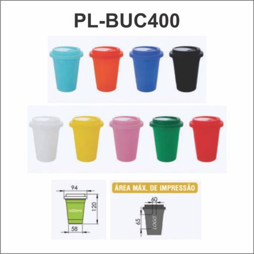 Copo Café Bucks em São José do Rio Preto, SP por Public Gráfica e Brindes