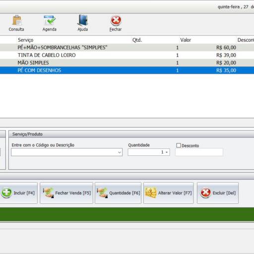 Tela de Vendas - Faça as Vendas de seus Produtos e Serviços com facilidade....
