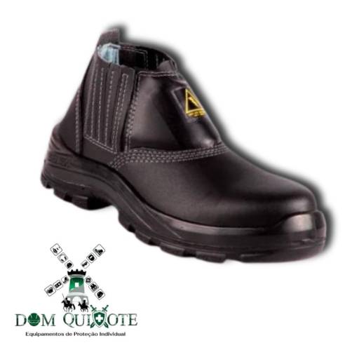 Calçado BSB Tipo:Botina elástico microfibra 4045BELM1600EL-Bracol composite preto CA38530