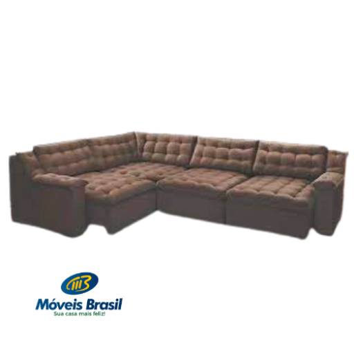 Sofá de Canto Barcelona BNC por Móveis Brasil