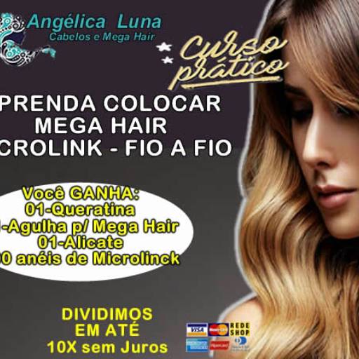 Comprar o produto de Curso de Mega Hair em Lençóis Paulista em A Classificar pela empresa Angélica Luna - Cabelos Naturais em Bauru, SP por Solutudo