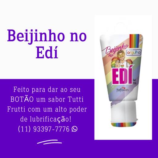 Beijinho no edí -  beijo grego - linha orgulho