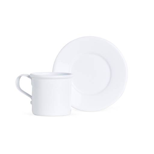 14947 Xícara 100ml com Pires em Alumínio em São José do Rio Preto, SP por Public Gráfica e Brindes