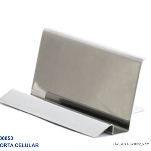 Porta Celular em Inox em São José do Rio Preto, SP por Public Gráfica e Brindes