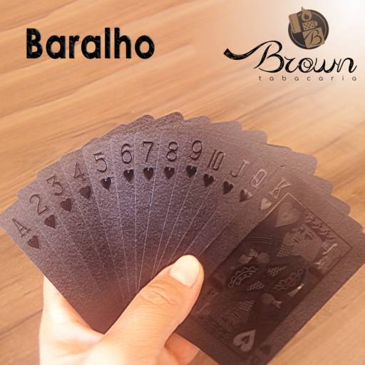 Baralho 100% plástico, á prova d'água