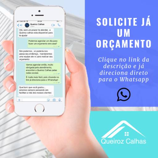 Solicite um orçamento direto pelo whatsapp