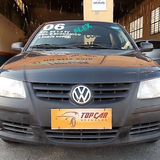 GOL G IV 1.0 - 2006 - FLEX - CINZA  - 2 PORTAS por Top Car Veículos