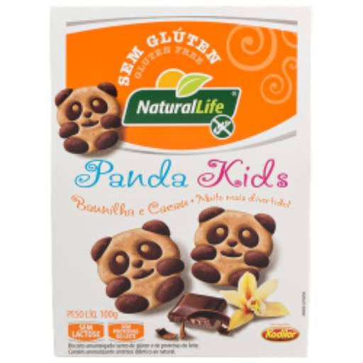 Biscoito de Arroz Panda Kids sabor Baunilha com Cacau 100g - Kodilar