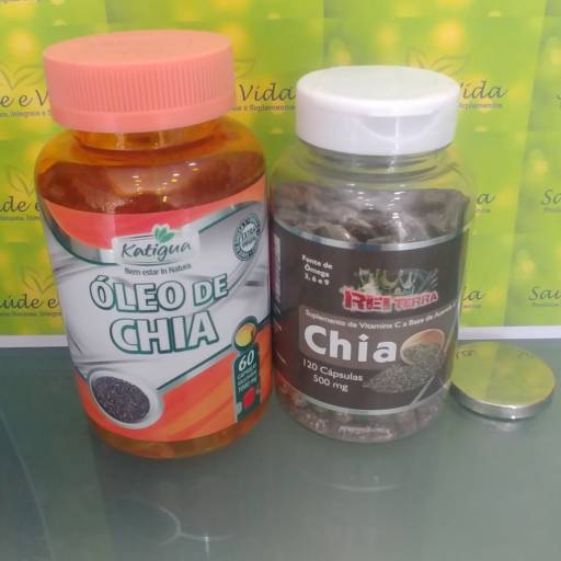 Óleo de Chia por Saúde e Vida