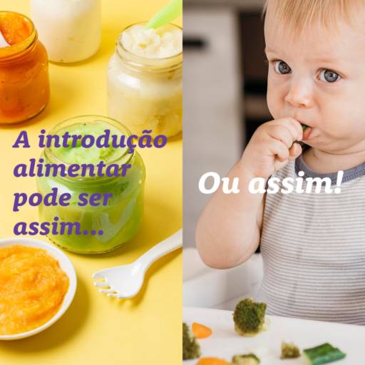 Introdução alimentar pro seu bebê em Botucatu, SP por Clínica Crescer