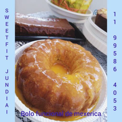 Bolo funcional de mexerica