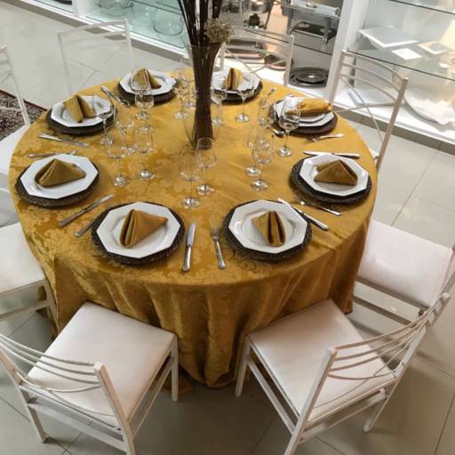 Toalha Adamascada por Mary Locação