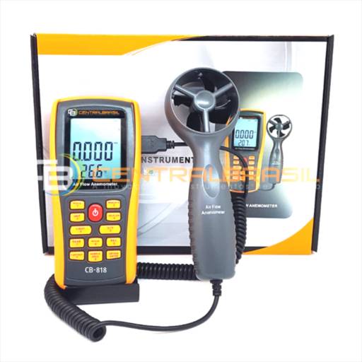 TERMO-ANEMÔMETRO COM DATALOGGER (ÁREA E VAZÃO) em Bauru, SP por  Ideal Instrumentos de Medição