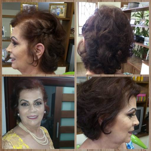 Comprar o produto de Opção de penteado para cabelo curtinho em A Classificar pela empresa Miriam e Lívia Salão de Beleza em São João da Boa Vista, SP por Solutudo