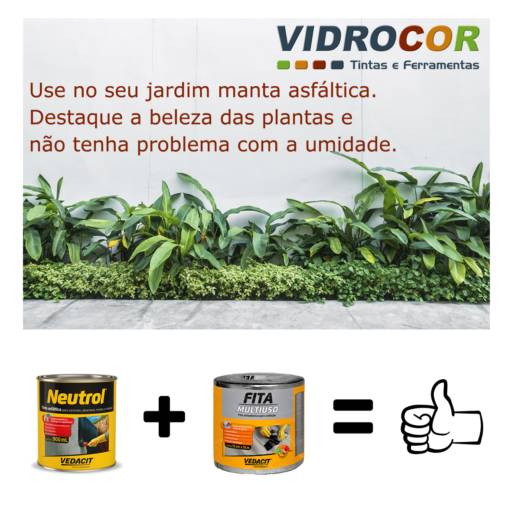 Vedacit impermeabilização de jardineiras ou floreiras Loja de Tintas Jaú