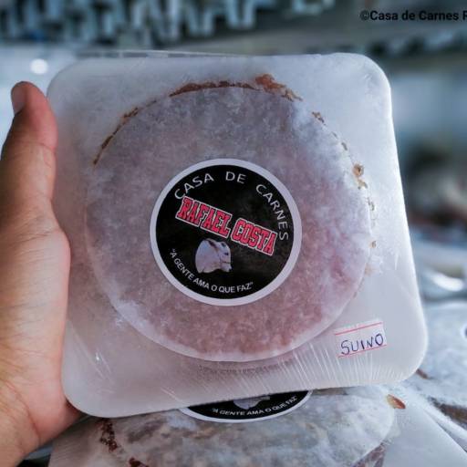 Comprar o produto de Hambúrguer Suino 130g em A Classificar pela empresa Casa de Carnes Rafael Costa Loja 2 em Boituva, SP por Solutudo