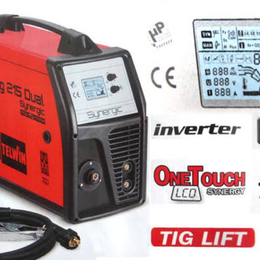 TELWIN INVERSORA TECHNOMIG 215 DUAL SYNERGIC por Methallum Distribuidor Industrial