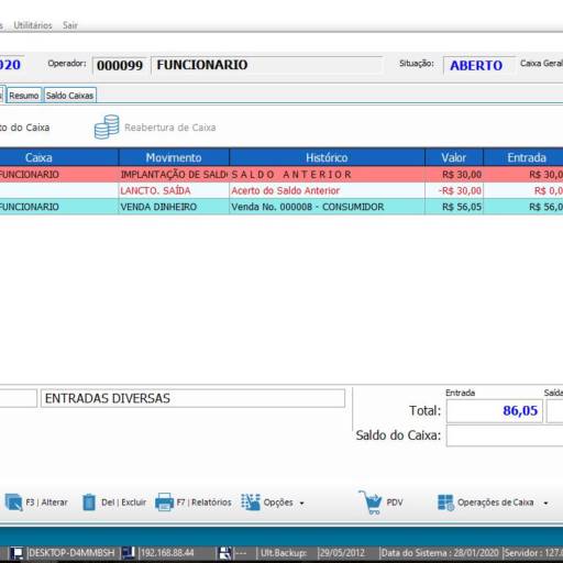 Caixa - Controle de toda a movimentação da empresa em um único lugar...