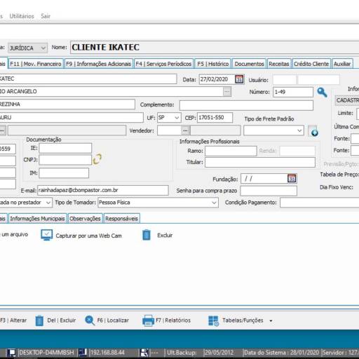 Cadastro de Clientes - Construa uma Base de Dados do seu jeito com rapidez...