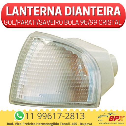 Lanterna Dianteira Gol/Parati/Saveiro Bola 95/99 Cristal  em Itupeva, SP por Spx Acessórios e Autopeças
