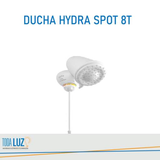 Ducha Hydra Spot 8T por Toda Luz Materiais Elétricos e Iluminação