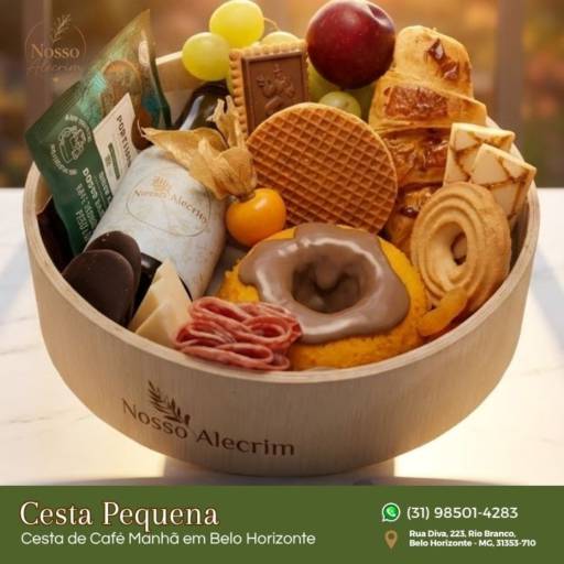 Café P — Cesta de Café da Manhã Gourmet em BH