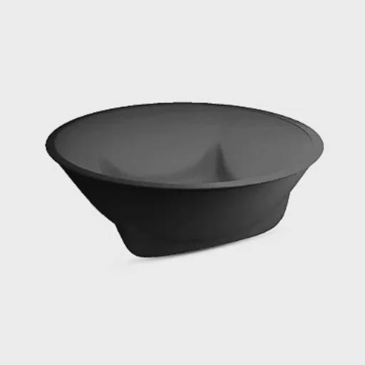 Marmita EPS Base Preta PT-104 1100ml 50un | Copobras
