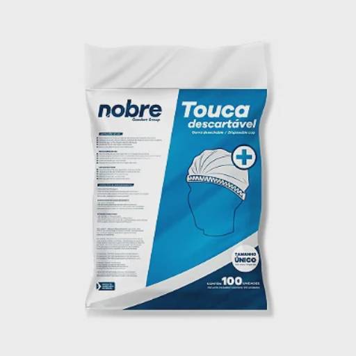 Comprar o produto de Touca TNT Descartável Branca 100un | Nobre em A Classificar pela empresa EmbalaFoz Tudo em Embalagens em Foz do Iguaçu, PR por Solutudo