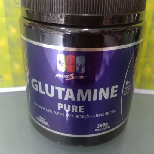 Glutamine Pure -NutroSport 300g por Saúde e Vida