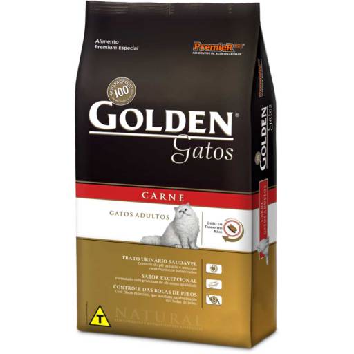 Comprar o produto de GOLDEN GATOS ADULTOS CARNE em Outros pela empresa Tem Patas em Barra Bonita, SP por Solutudo