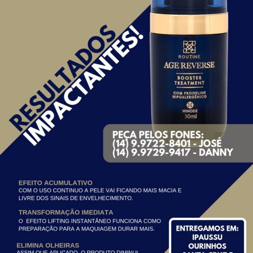 ROUTINE AGE REVERSE BOOSTER TREATMENT por Danny Mendes Estética e Unhas