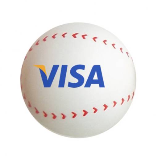 Bolinha Anti Stress vinil oca c/ pintura Baseball Personalizada em São José do Rio Preto, SP por Public Gráfica e Brindes