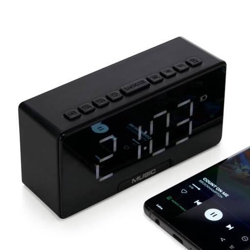 04065 Caixa de Som Multimídia com Relógio em São José do Rio Preto, SP por Public Gráfica e Brindes