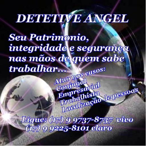 Comprar o produto de Agência de Detetive Particular Desde 1990 em Outros Serviços pela empresa Angel e Marks Investigação  em São José do Rio Preto, SP por Solutudo