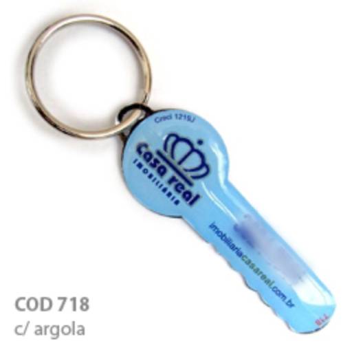 Chav. Chapinha Metálica COD 718 - Chapinha Chave em São José do Rio Preto, SP por Public Gráfica e Brindes