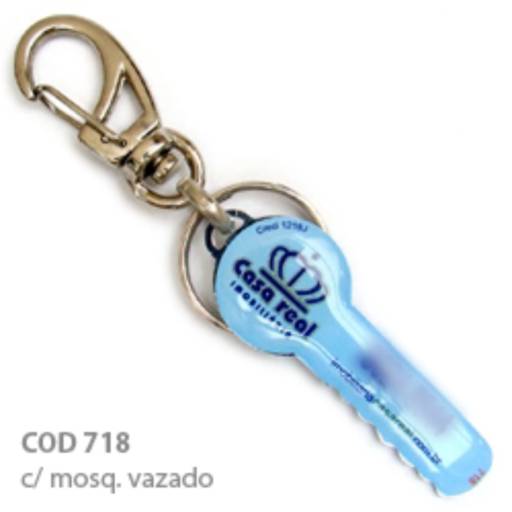 Chav. Chapinha Metálica COD 718 - Chapinha Chave em São José do Rio Preto, SP por Public Gráfica e Brindes