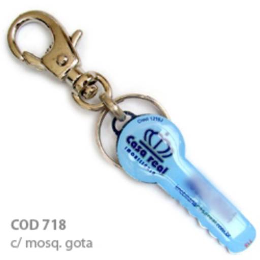 Chav. Chapinha Metálica COD 718 - Chapinha Chave em São José do Rio Preto, SP por Public Gráfica e Brindes