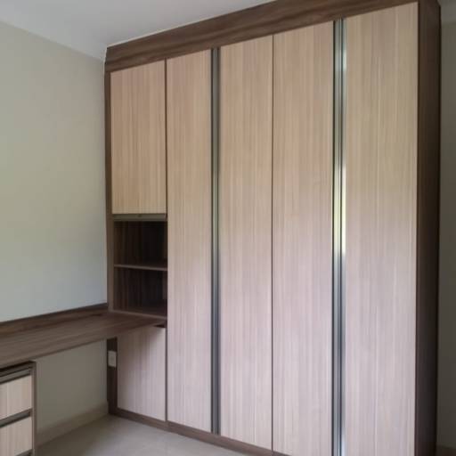 Comprar o produto de Dormitório e escritório juntos, otimizando espaço para cliente.  em A Classificar pela empresa Casa Nova Marcenaria Arquitetural em Itatiba, SP por Solutudo