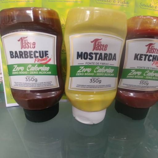 Barbecue/Mostarda/Ketchup- Mrs Taste- Zero Calorias por Saúde e Vida
