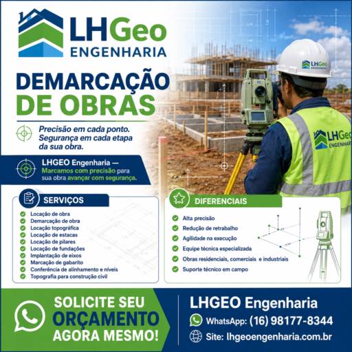 Demarcação de Obras e Locação Topográfica
