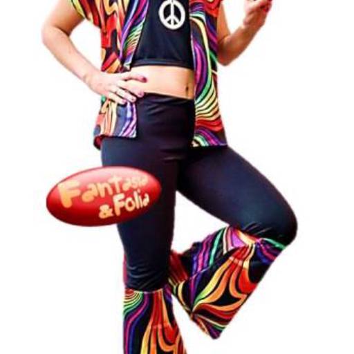 2757 - Conjunto hippie adulto (46) em Tietê, SP por Fantasia & Folia