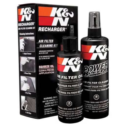 Kit Limpeza Filtro De Ar K&n Recharger K N 99-5050  por Bull Pipe Serviços Especiais