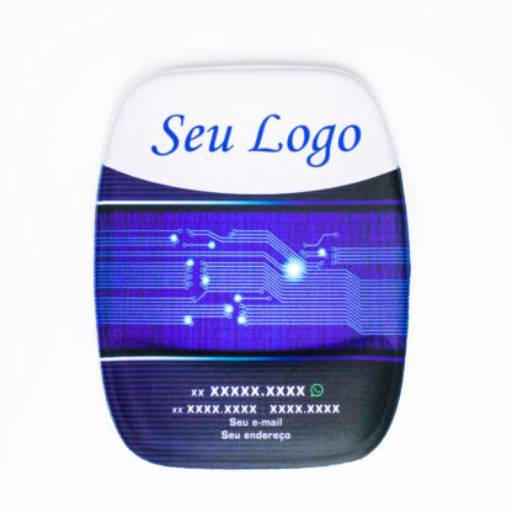 Mouse Pad com apoio de pulso - Ref.103 - Personalizado em São José do Rio Preto, SP por Public Gráfica e Brindes