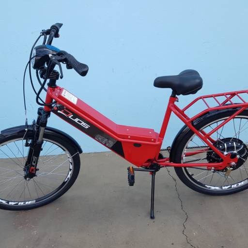 Bicicleta Eletrica Confort 800W 48V 15Ah Cor Vermelha em Bauru, SP por Two Force Bike Shop