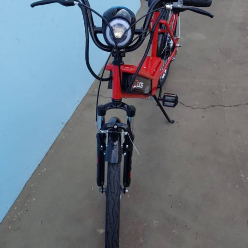 Bicicleta Eletrica Confort 800W 48V 15Ah Cor Vermelha em Bauru, SP por Two Force Bike Shop