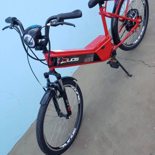 Bicicleta Eletrica Confort 800W 48V 15Ah Cor Vermelha em Bauru, SP por Two Force Bike Shop
